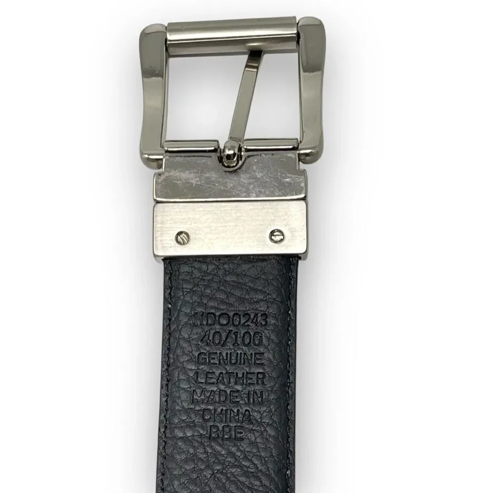 Dockers Black Brown Reversible Leather Belt Men’s Size 40